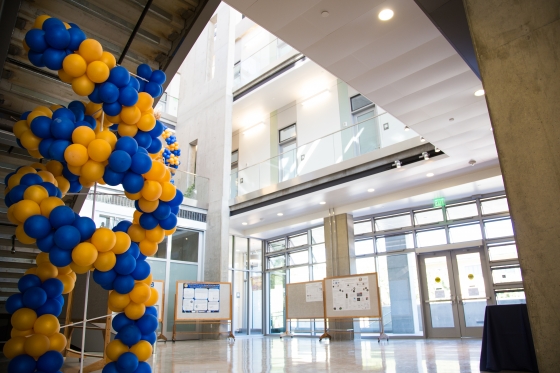 DNA Balloon Structures decorated the new building