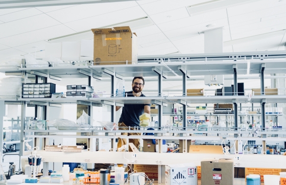 Grad students move into the new research facilities