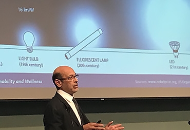 Umesh Mishra presents the 2018 Faculty Research Lecture titled "Thank God for GaN."