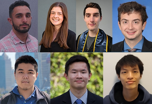 Seven graduating students are named Outstanding Seniors by the College of Engineering