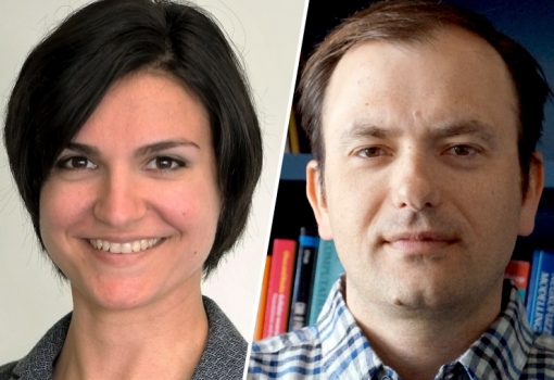 Gina Adam and Dmitri Strukov portraits