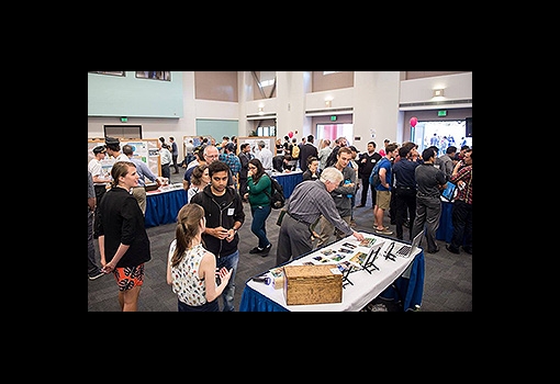 The crowd at the 2017 New Venture Fair