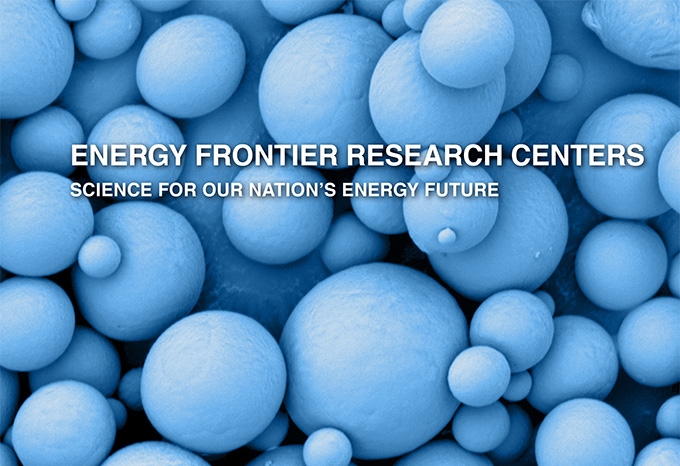 Cover of a 2016 Energy Frontiers Research Centers booklet