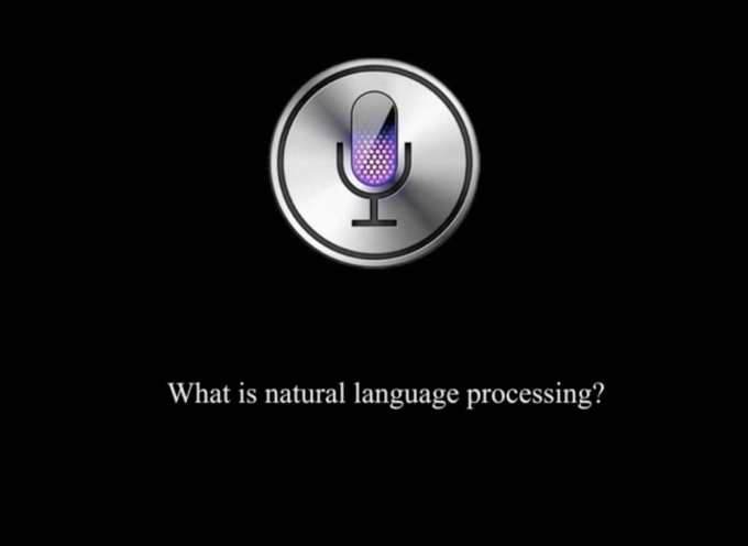 Siri Screen: What is natural language processing?