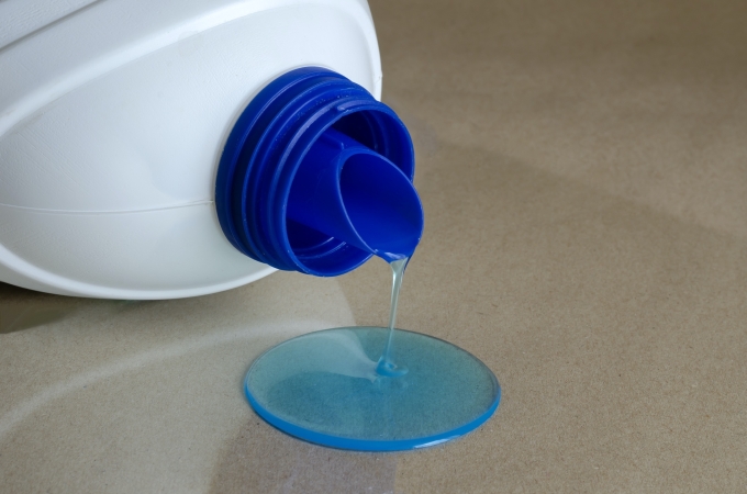 A plastic detergent bottle could be turned into detergent.