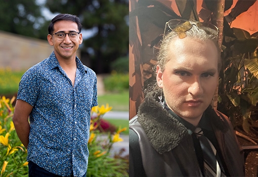 Headshot images of Arturo Juan (left) and Sam Rosen (right)